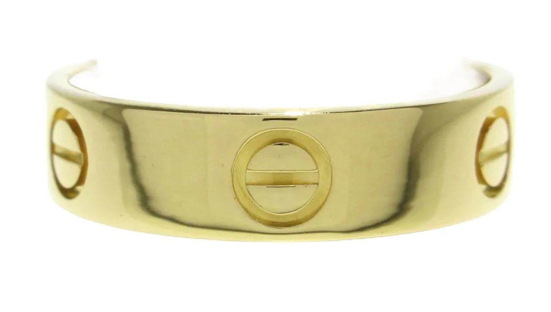 Cartier Love wedding band, size 59