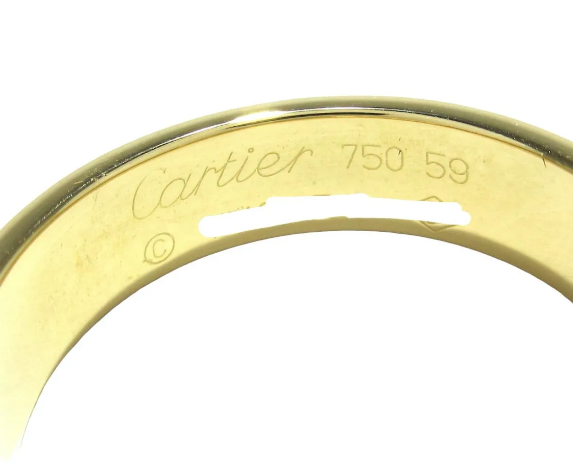 Cartier Love wedding band, size 59