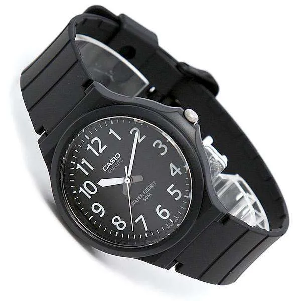 Casio Standard MW-240-1BVDF  Black Resin Strap Unisex Watch