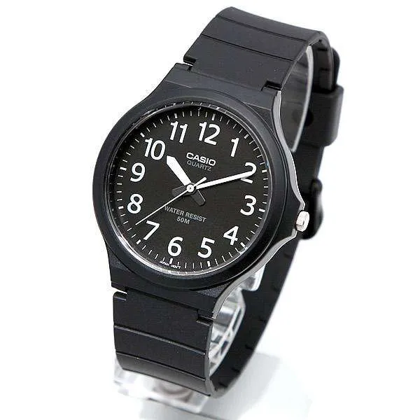Casio Standard MW-240-1BVDF  Black Resin Strap Unisex Watch
