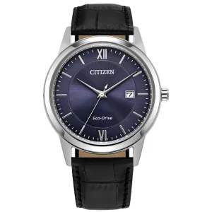 Citizen Gents Stainless Steel Blue Dial Watch AW1780-09L