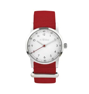 Classique Watch Red Braided Strap - راقب