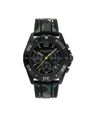 COACH Men's Kent Chronograph Camo Rubber Strap Watch 14602567