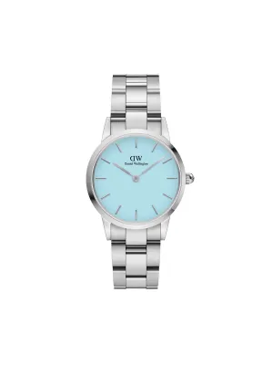 Daniel Wellington Iconic Link 28 mm Blue Dial Women Analogue Watch - DW00100540