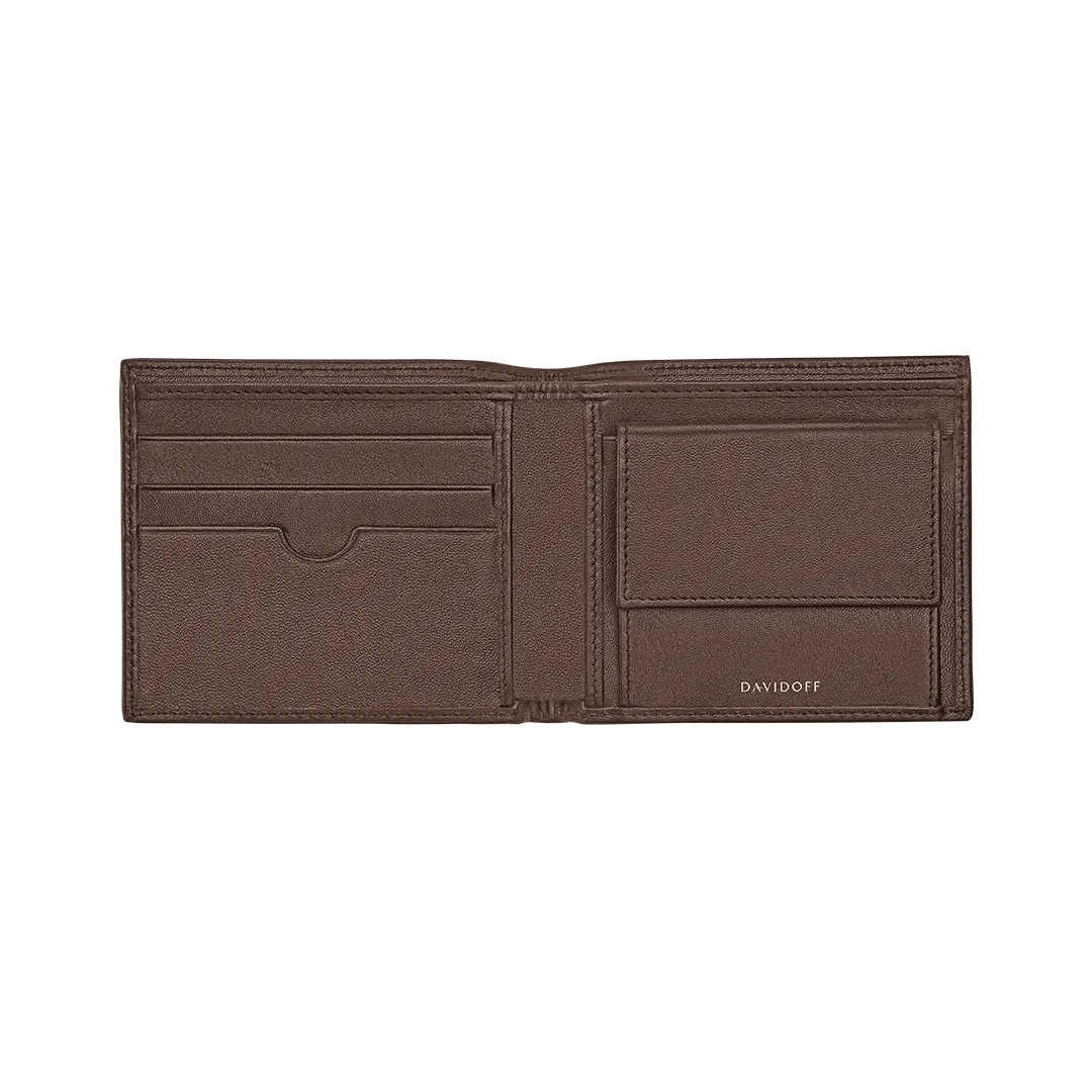 Davidoff Essentials Collection 8CC Brown Wallet