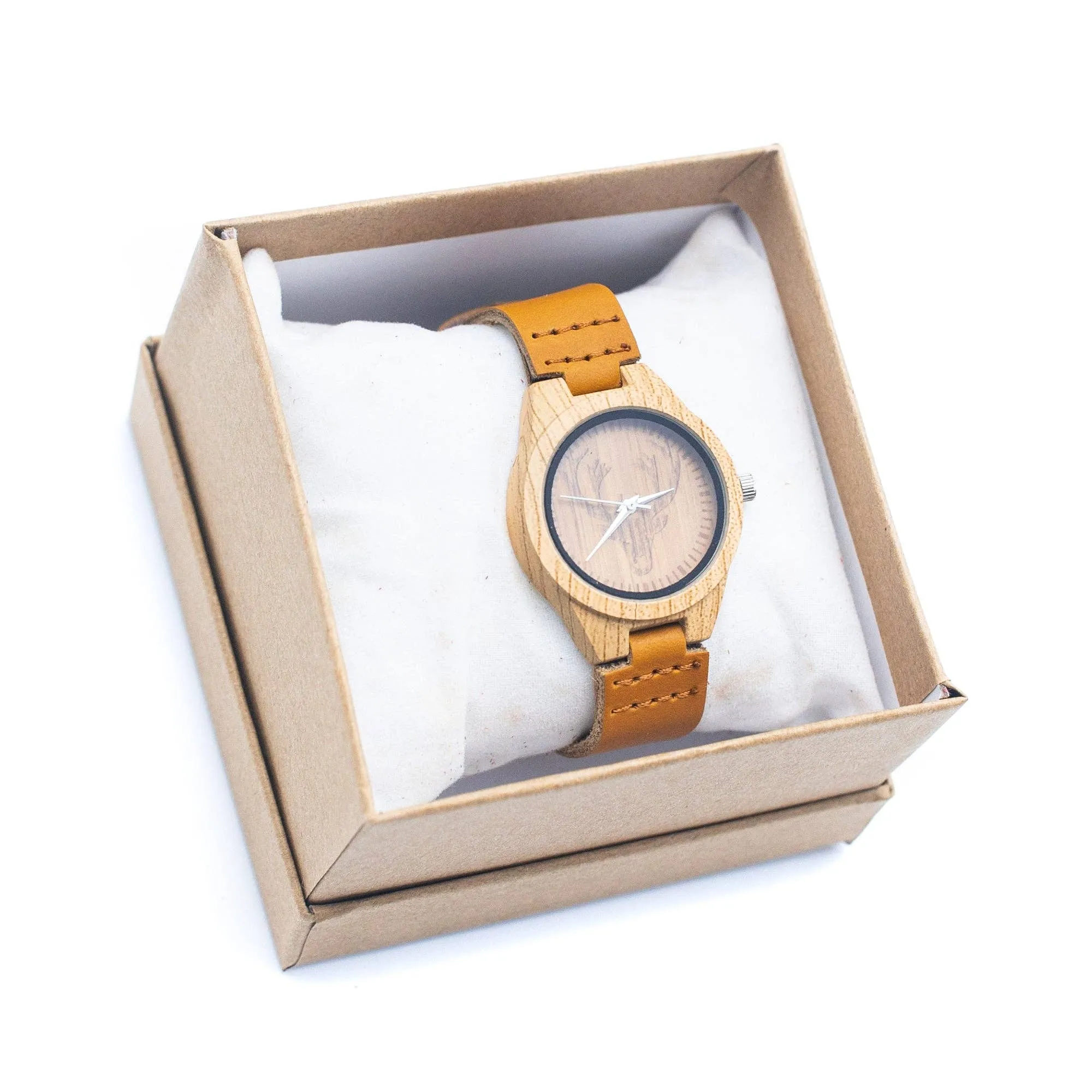 Designer Deer Vintage ladies watch Leather Strap Quartz Watch WA-273