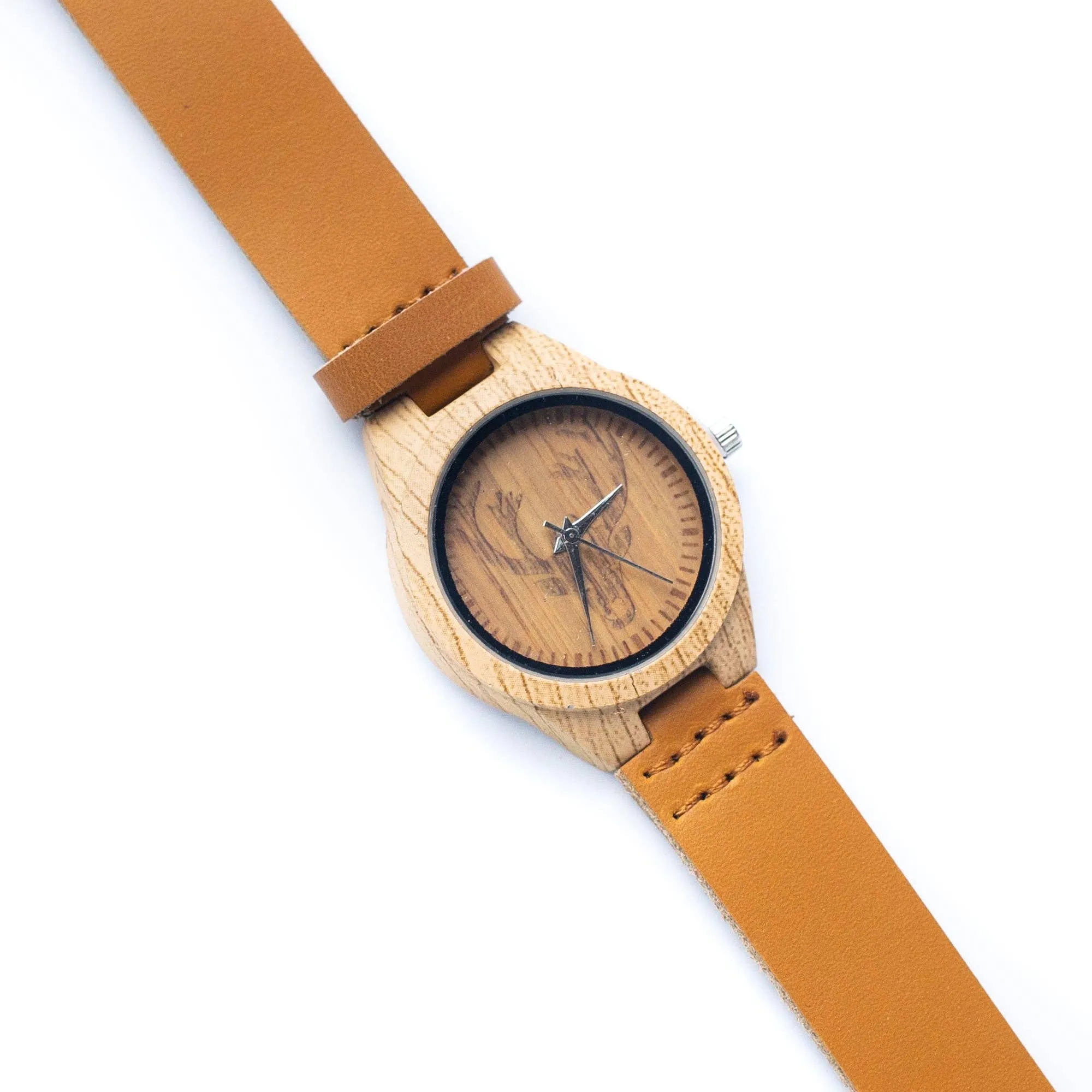 Designer Deer Vintage ladies watch Leather Strap Quartz Watch WA-273