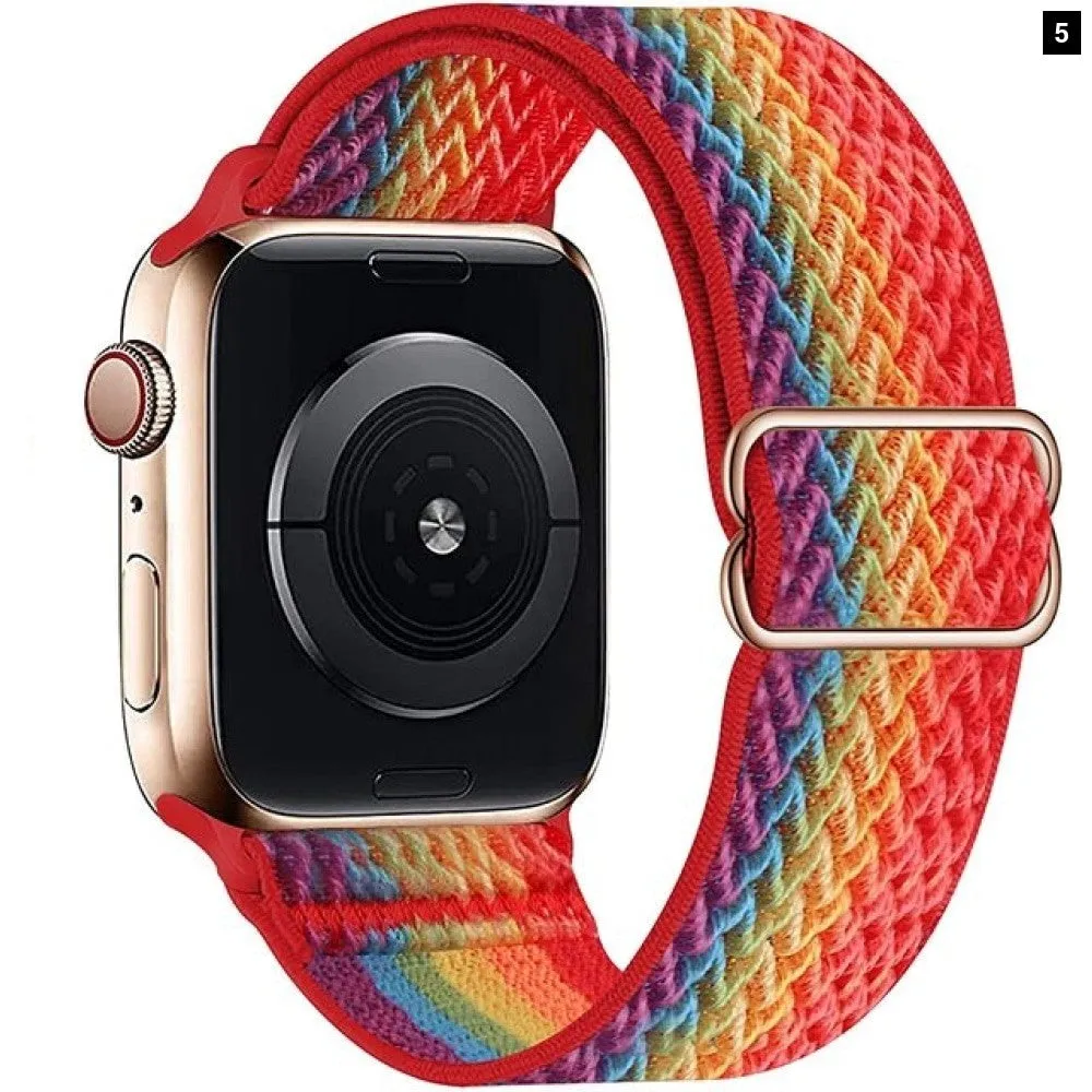 Elastic Nylon Adjustable Stretchy Strap for Apple Iwatch