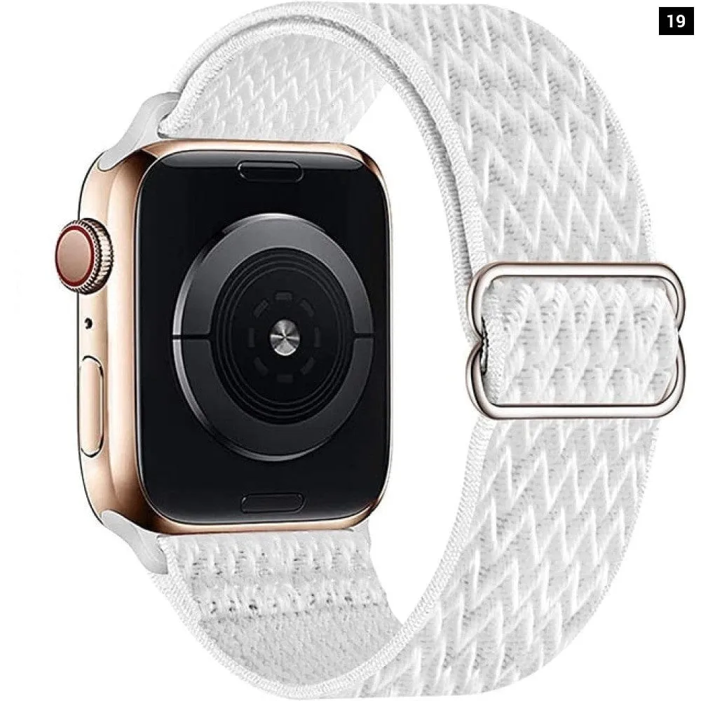 Elastic Nylon Adjustable Stretchy Strap for Apple Iwatch