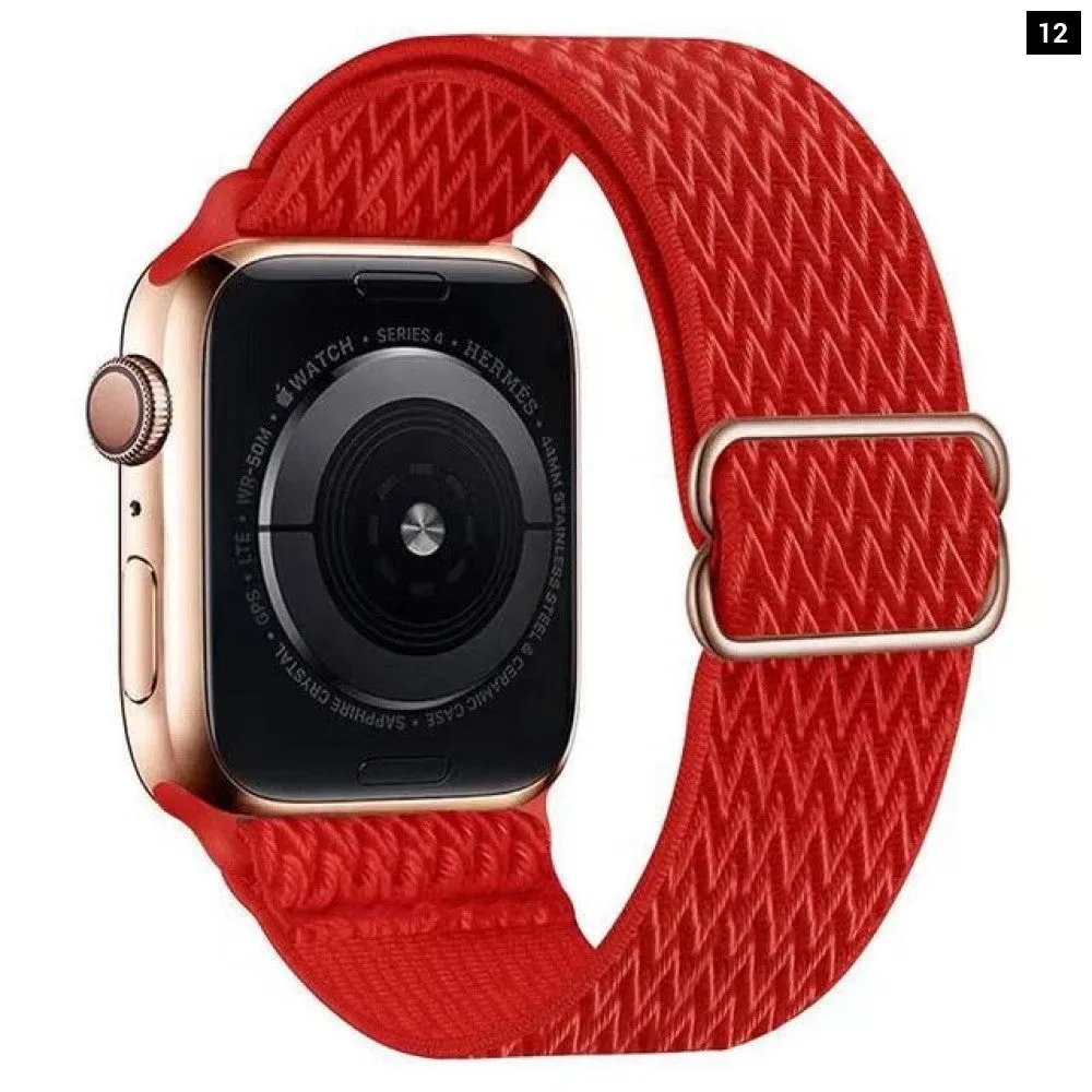 Elastic Nylon Adjustable Stretchy Strap for Apple Iwatch