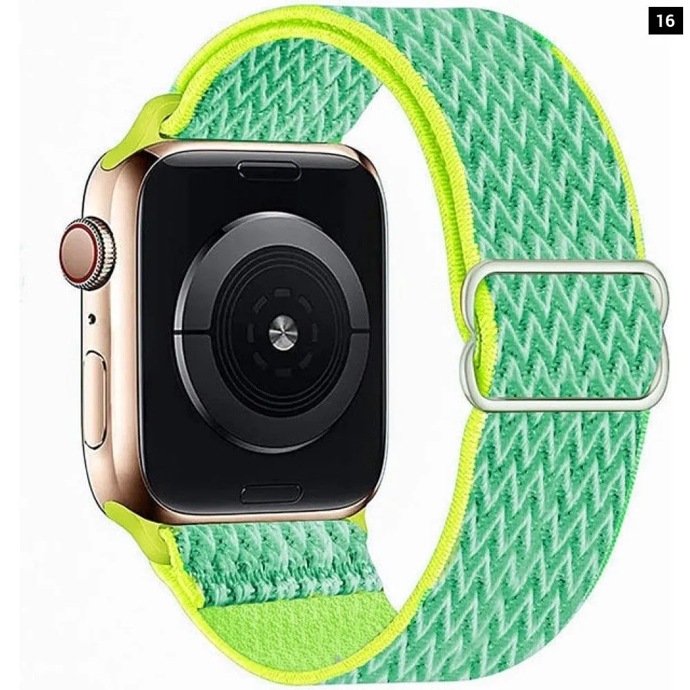 Elastic Nylon Adjustable Stretchy Strap for Apple Iwatch