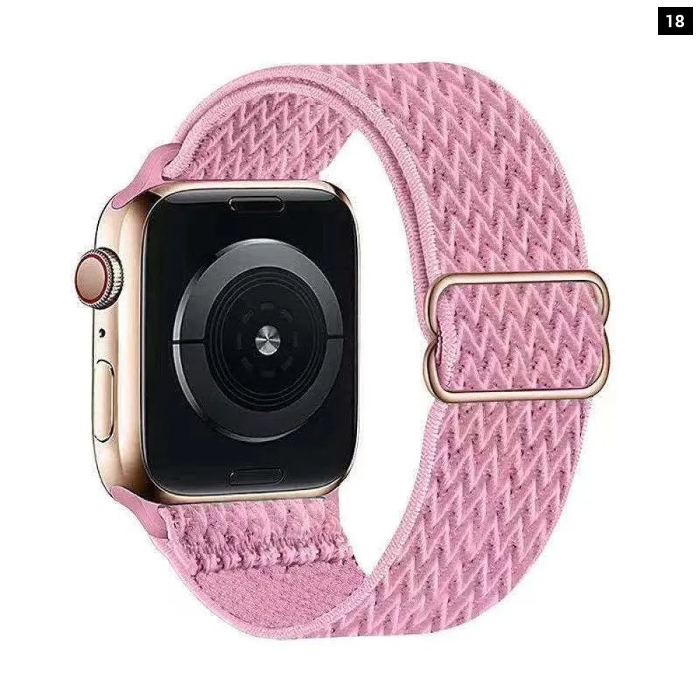 Elastic Nylon Adjustable Stretchy Strap for Apple Iwatch