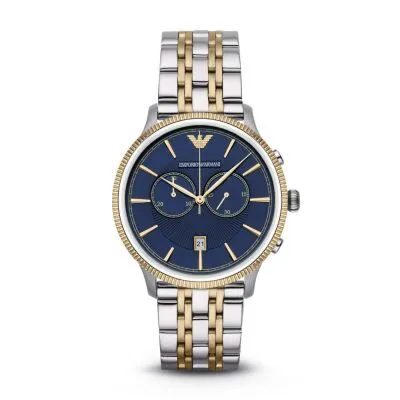 Emporio Armani Classic Chronograph Blue Dial Men's Watch AR1847