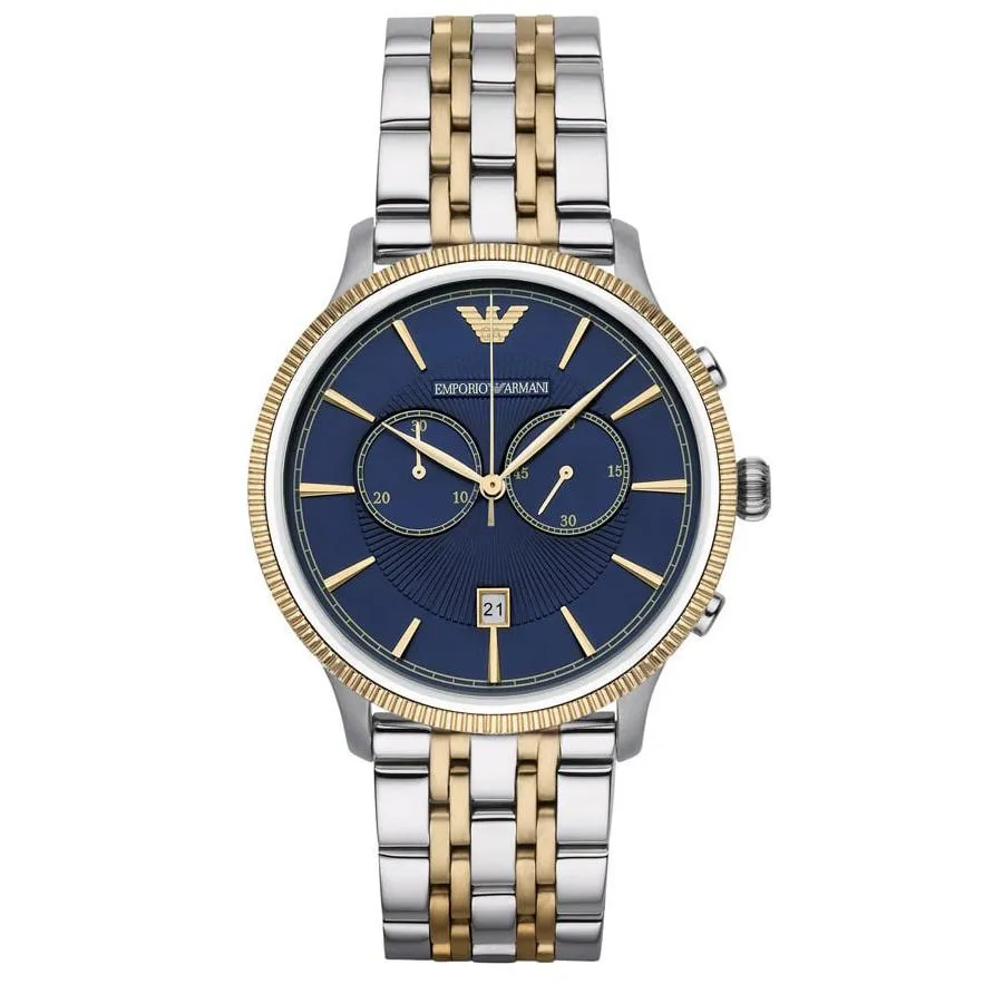 Emporio Armani Classic Chronograph Blue Dial Men's Watch AR1847