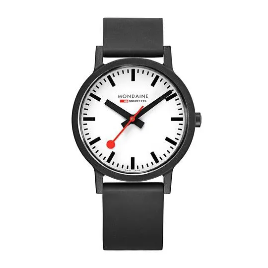 ESSENCE LARGE BLACK CASE 41mm White