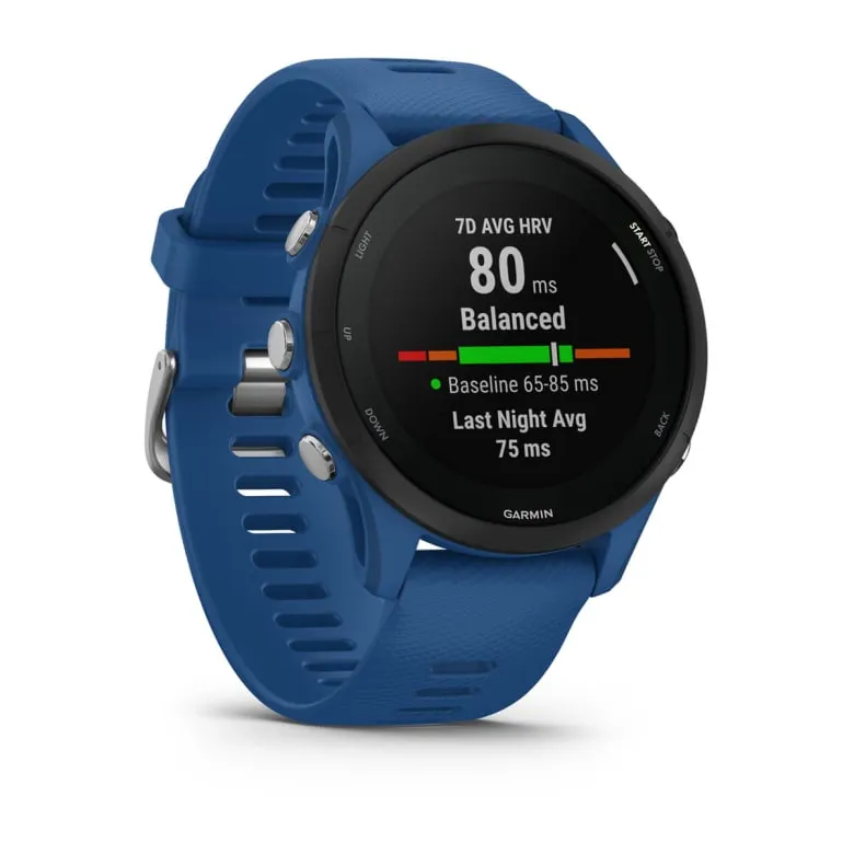 Garmin Forerunner 255 GPS Running Smartwatch - Tidal Blue