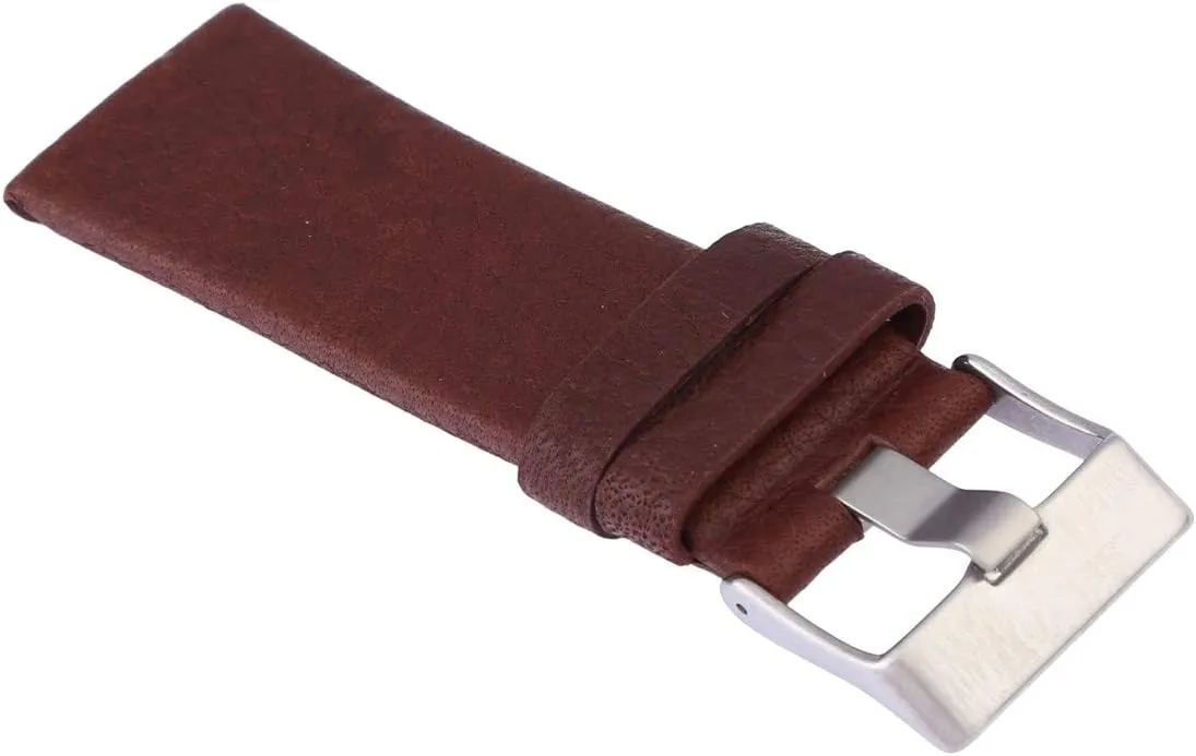 Genuine Leather Watch Band Strap Compatible With DZ1183 DZ1347 DZ1272 DZ4343 - Free Spring Bar Tool