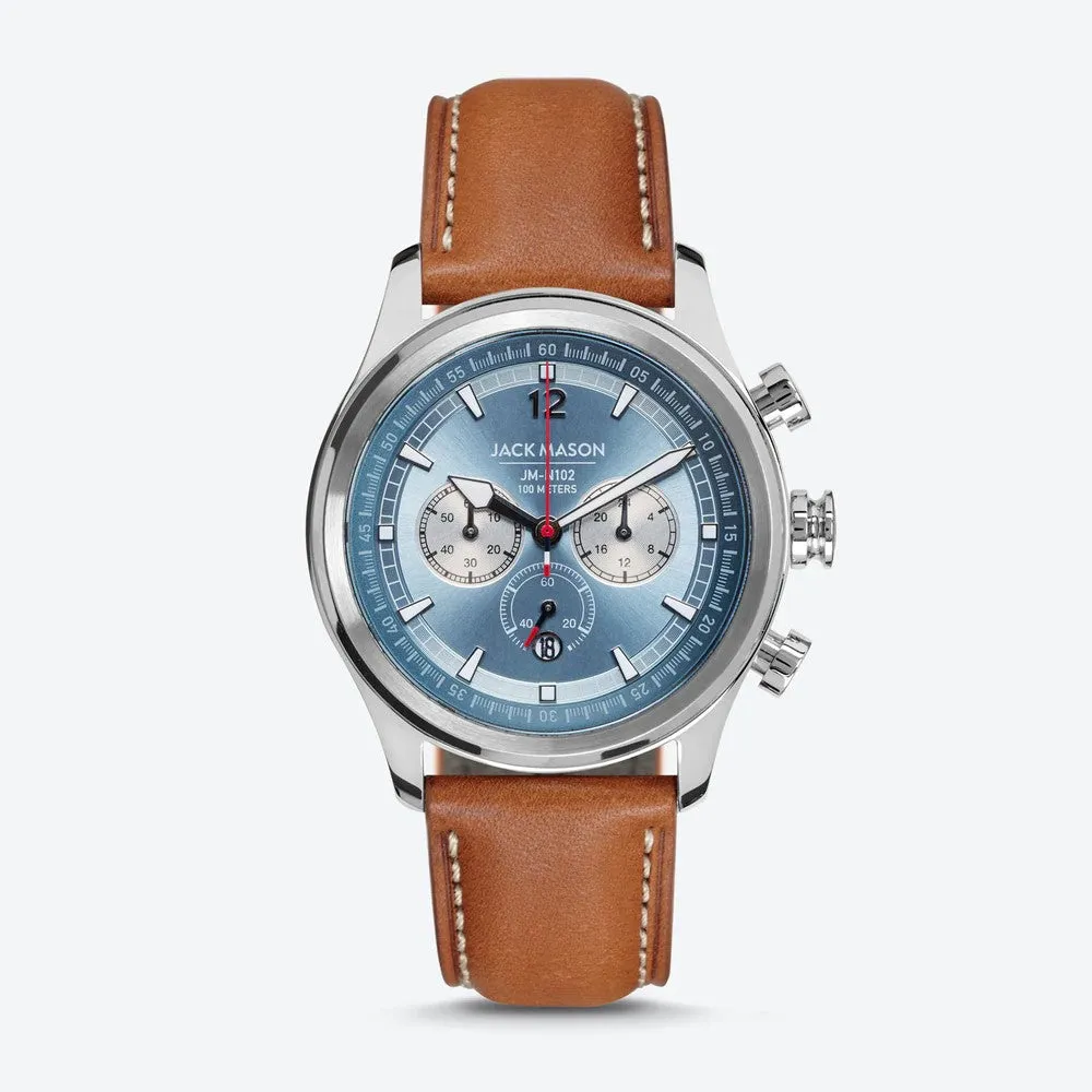 Halyard Chronograph (Sky Blue   Tan)