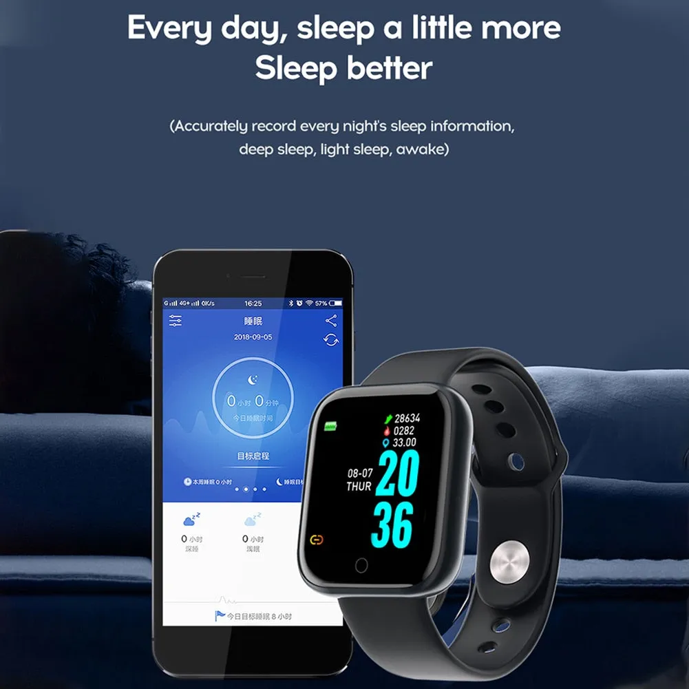 Heart Rate Monitor Blood Pressure Bluetooth Smart Bracelet for iOS Android WaterprooF fitness Tracker