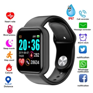 Heart Rate Monitor Blood Pressure Bluetooth Smart Bracelet for iOS Android WaterprooF fitness Tracker