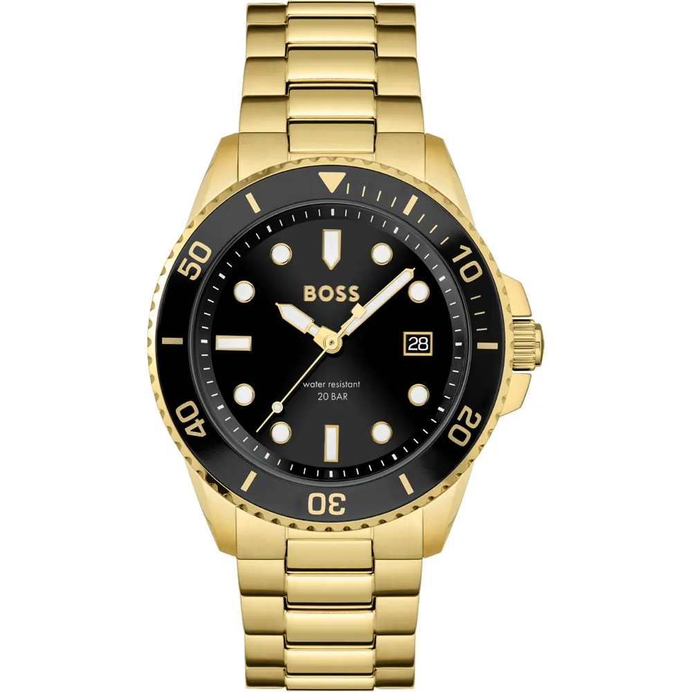 Hugo Boss 1513917 Stainless Steel Gold Men Watch
