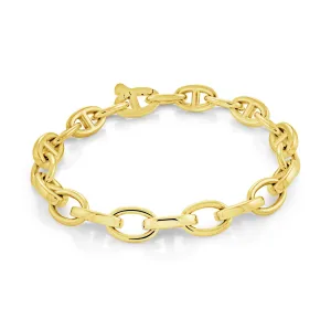 Italgem Steel 9MM Mariner Bracelet