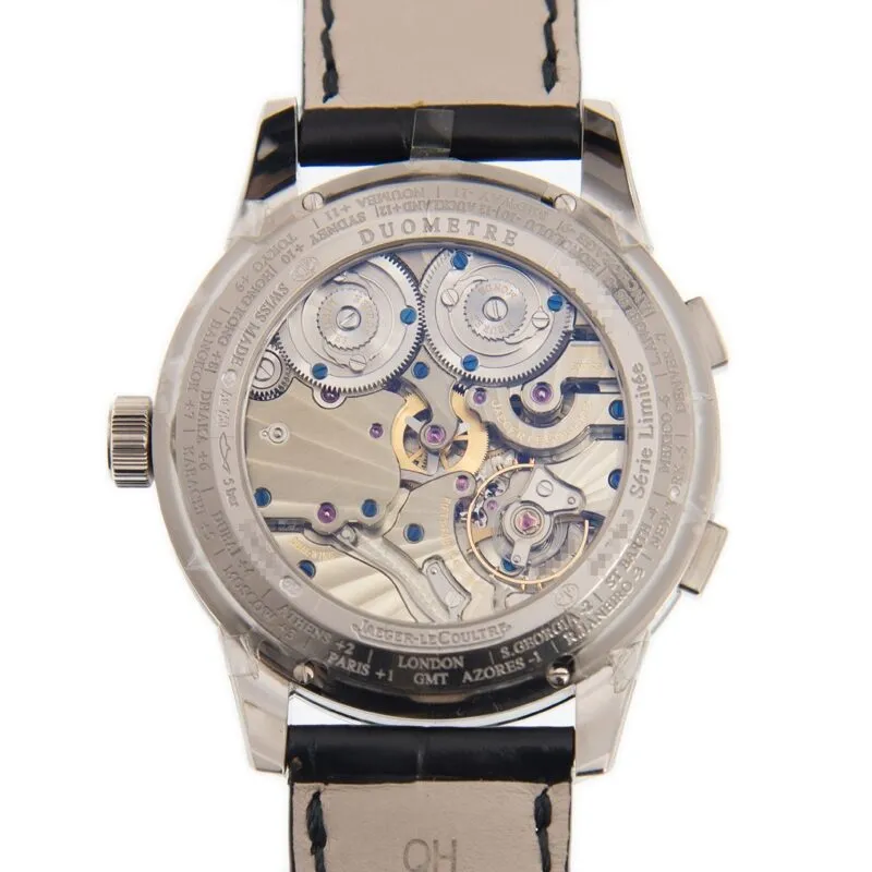 Jaeger LeCoultre Duometre Unique Travel Time Men's Watch Q6063540