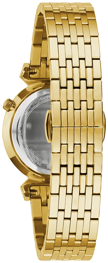 Ladies Bulova Regatta Gold & Diamond Watch - 97P149
