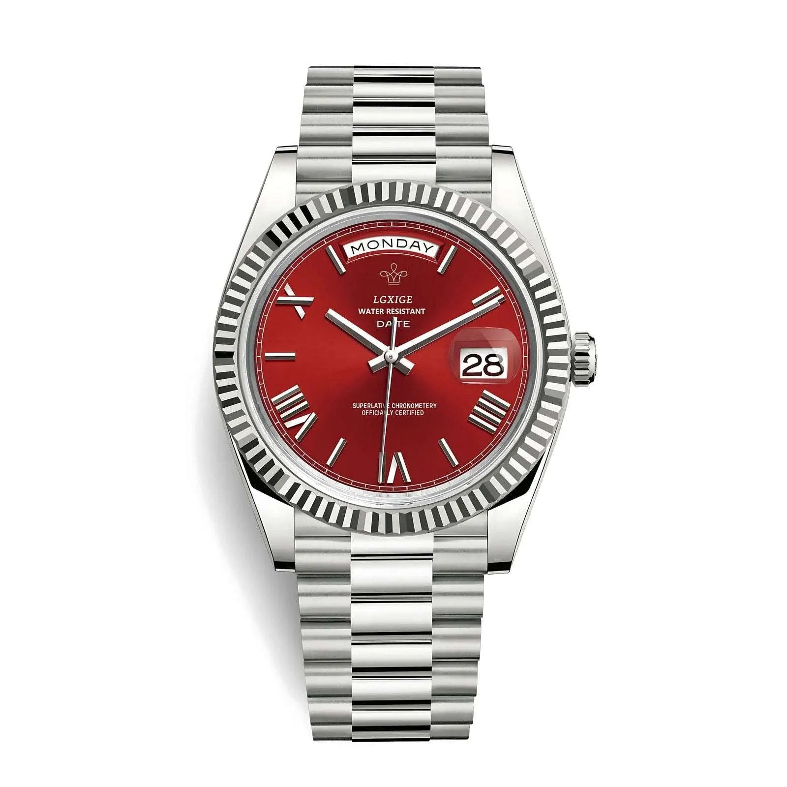 Lgxige Day-Date Roman President Homage Watches