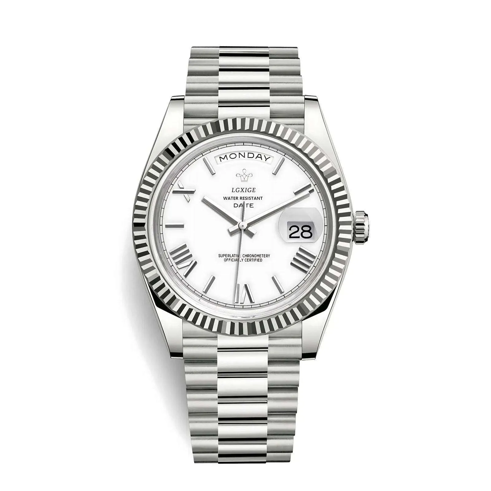 Lgxige Day-Date Roman President Homage Watches