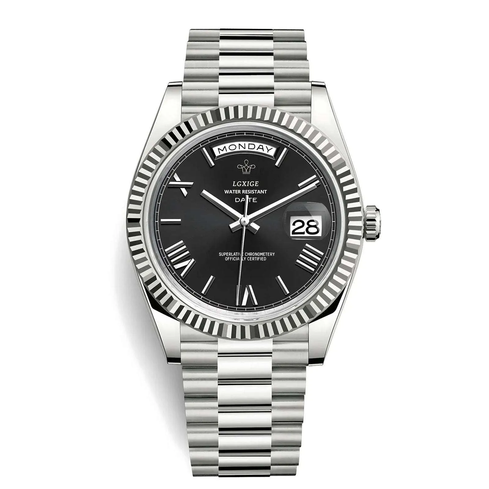 Lgxige Day-Date Roman President Homage Watches