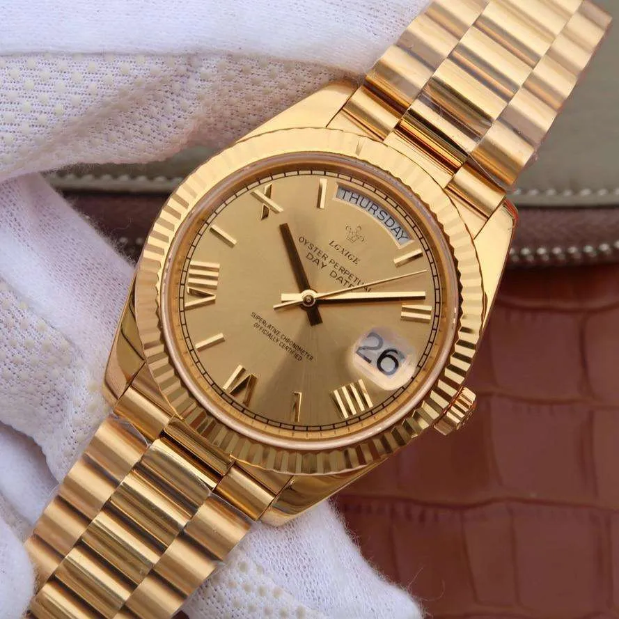 Lgxige Day-Date Roman President Homage Watches