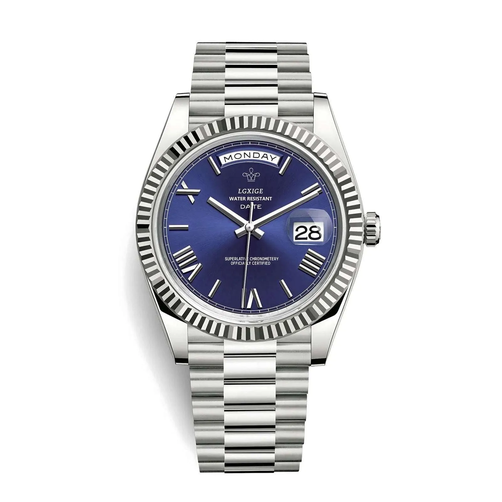 Lgxige Day-Date Roman President Homage Watches