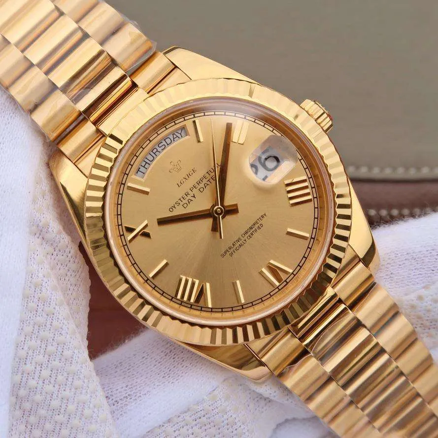 Lgxige Day-Date Roman President Homage Watches