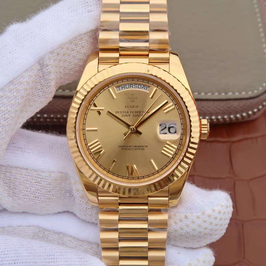 Lgxige Day-Date Roman President Homage Watches