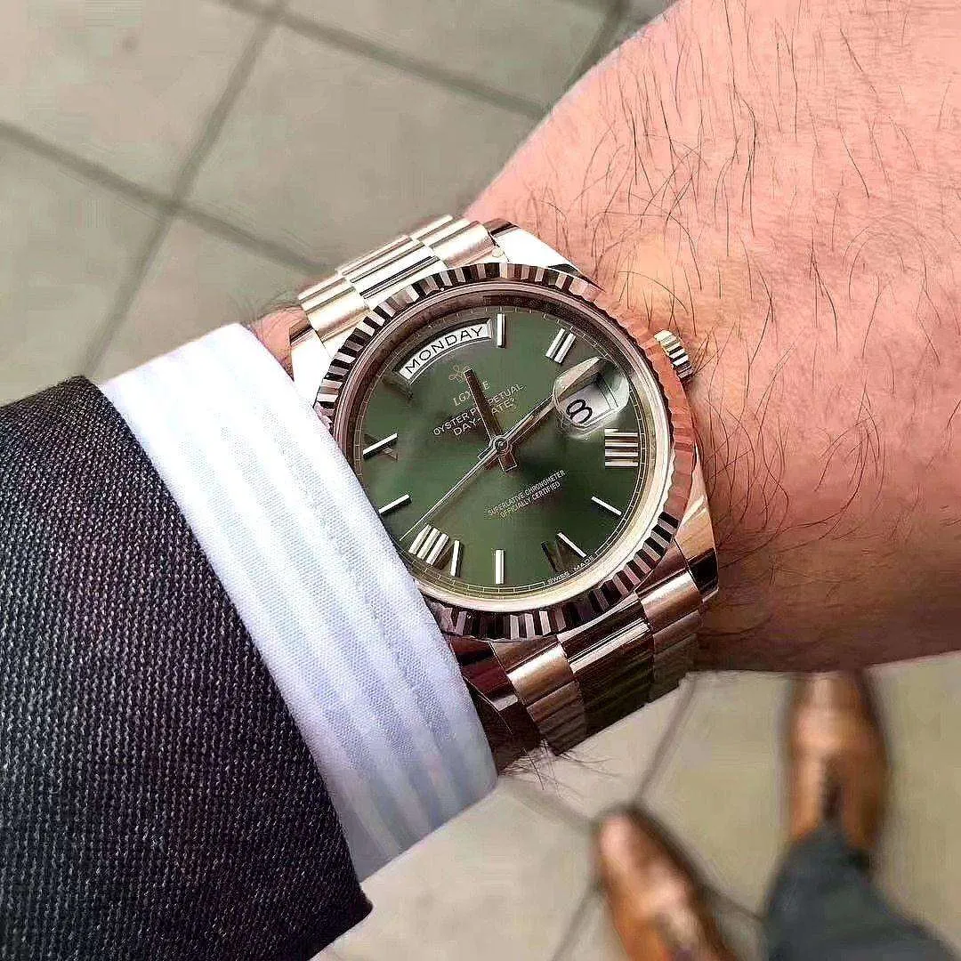 Lgxige Day-Date Roman President Homage Watches