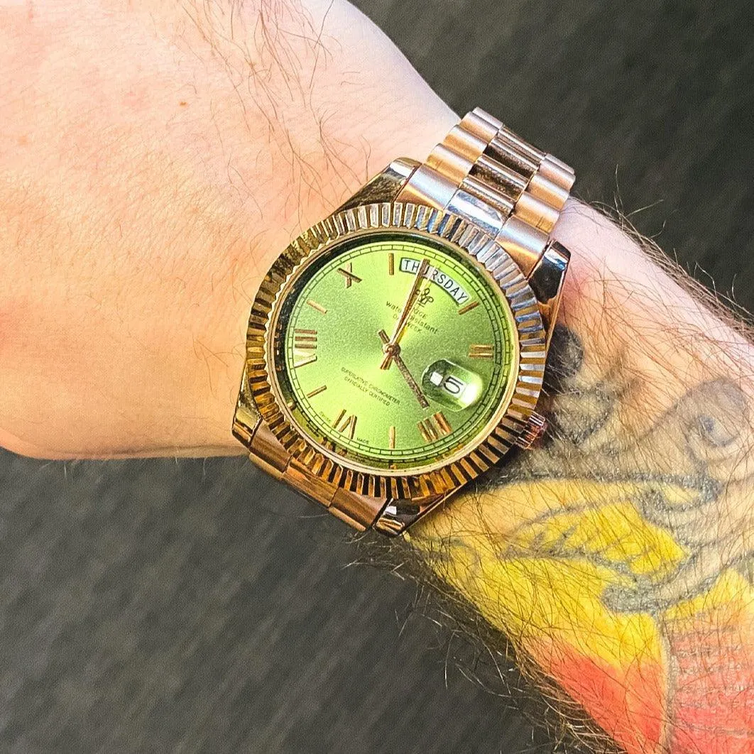 Lgxige Day-Date Roman President Homage Watches