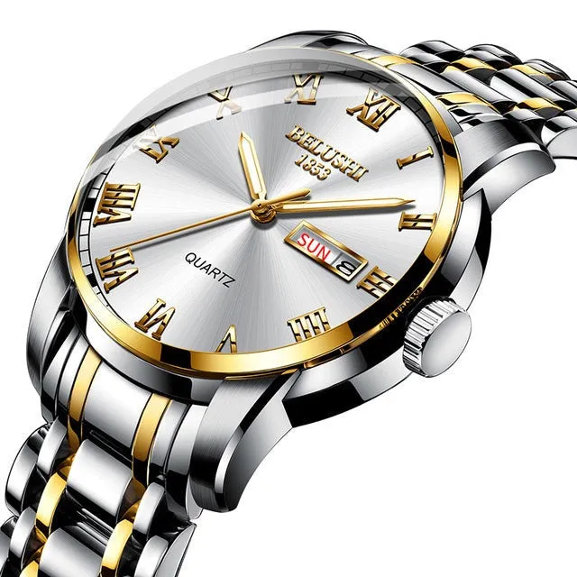 Luxury Big Dial Waterproof Quartz Watch