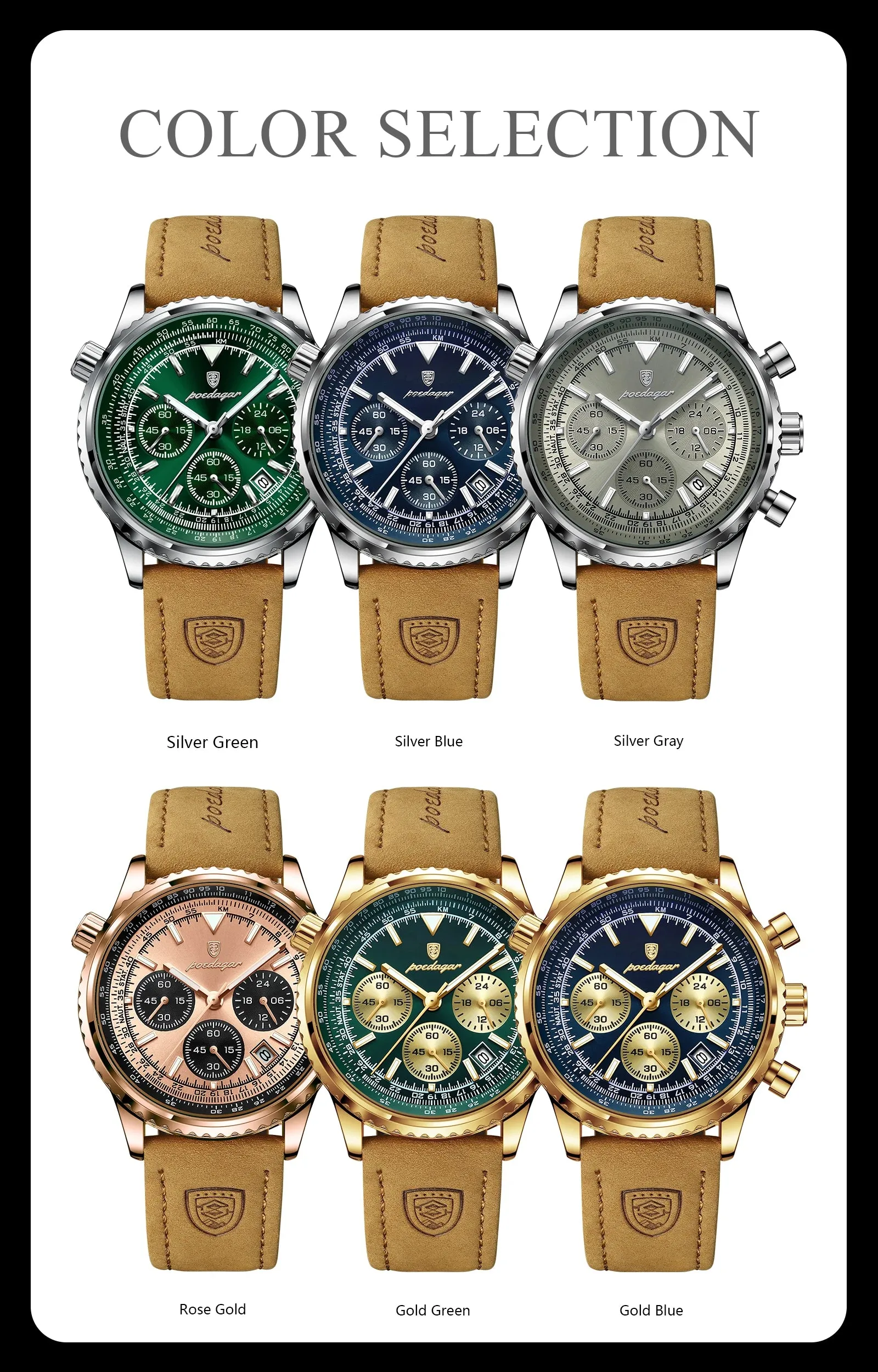 Luxury Men's Chronograph Watch