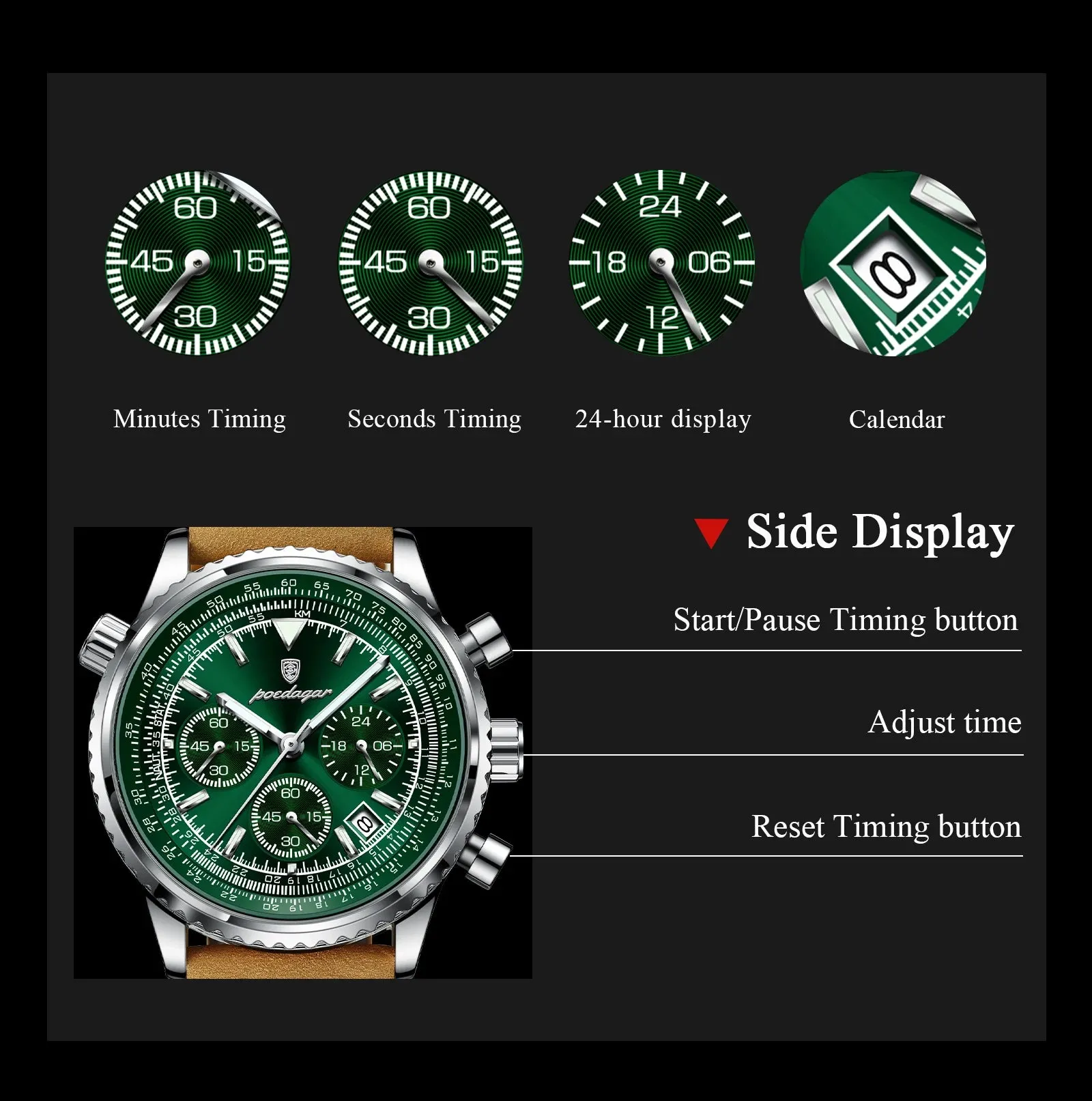 Luxury Men's Chronograph Watch