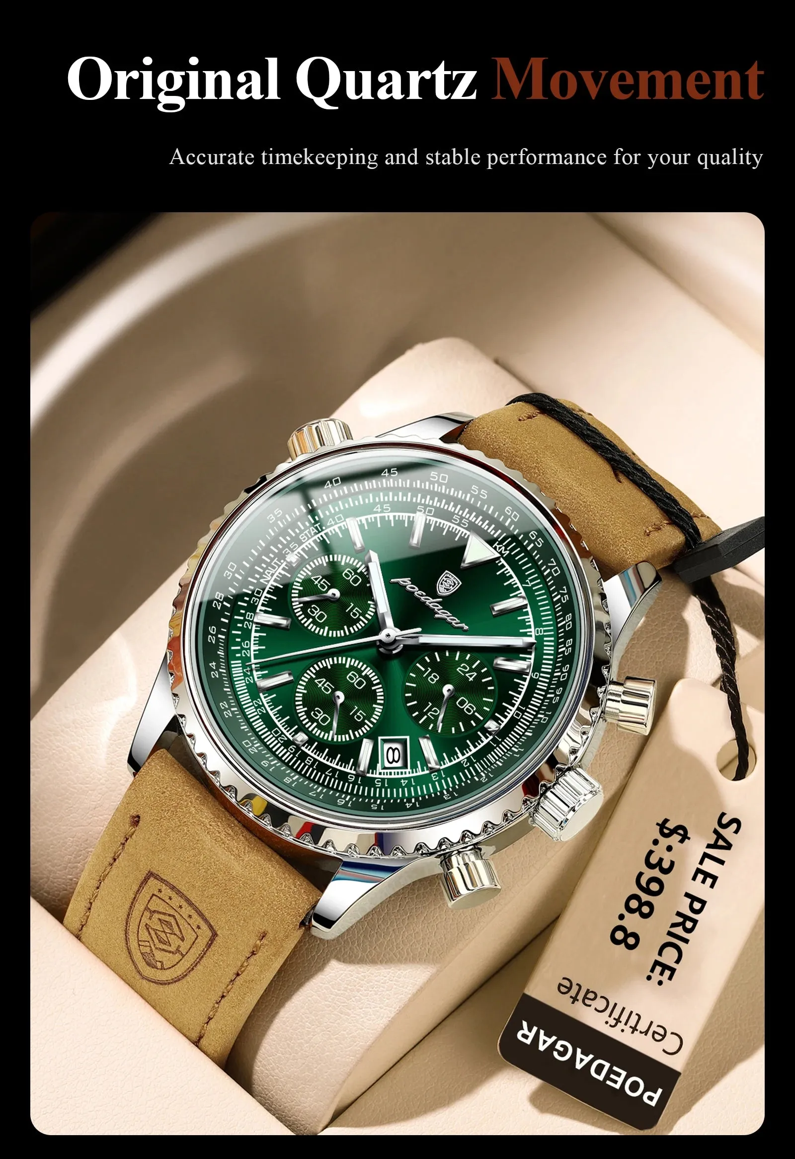 Luxury Men's Chronograph Watch