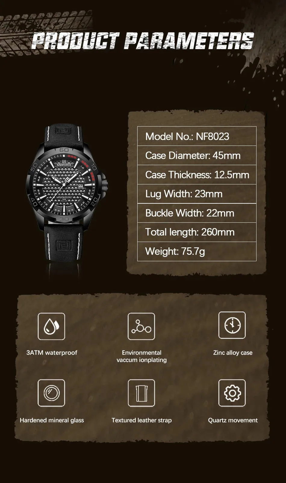 Luxury Quartz Watch for Men