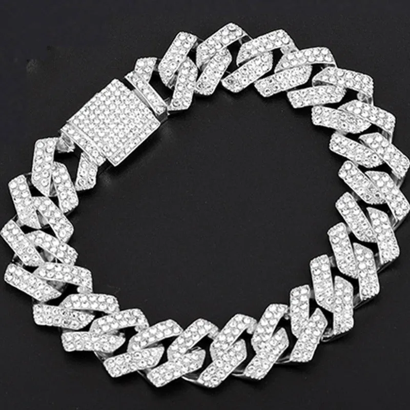 Luxury White Gold Billing Watch Bracelet Women Anniversary Jewelry