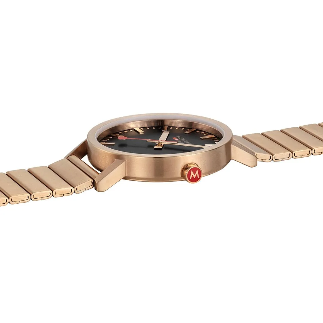 MONDAINE CLASSIC, 40MM, ROSE GOLD WATCH A660.30360.16SBR
