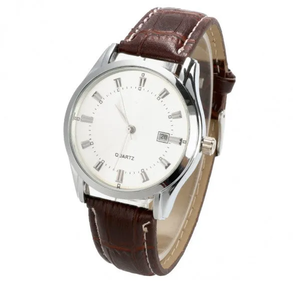 New Man / Men's Quartz Wrist Watches With Auto Date Display Function