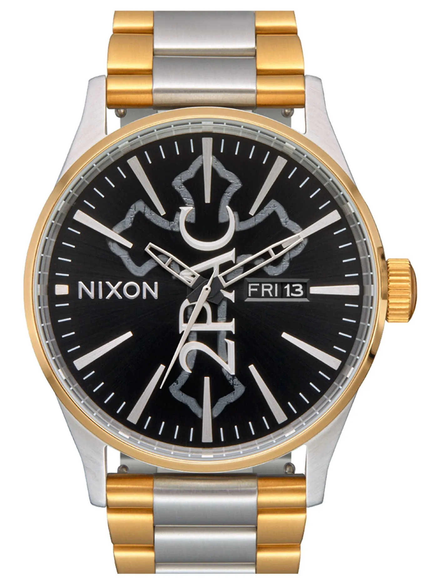 Nixon x 2PAC Sentry Stainless Steel Watch