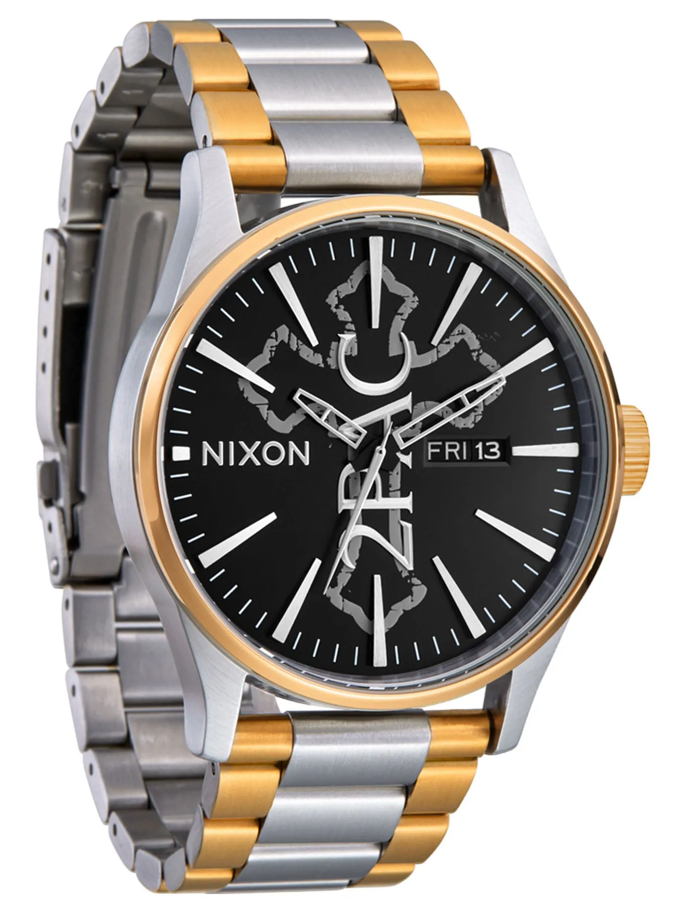 Nixon x 2PAC Sentry Stainless Steel Watch