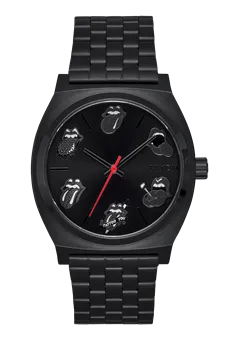Nixon x Rolling Stones Time Teller Watch - All Black