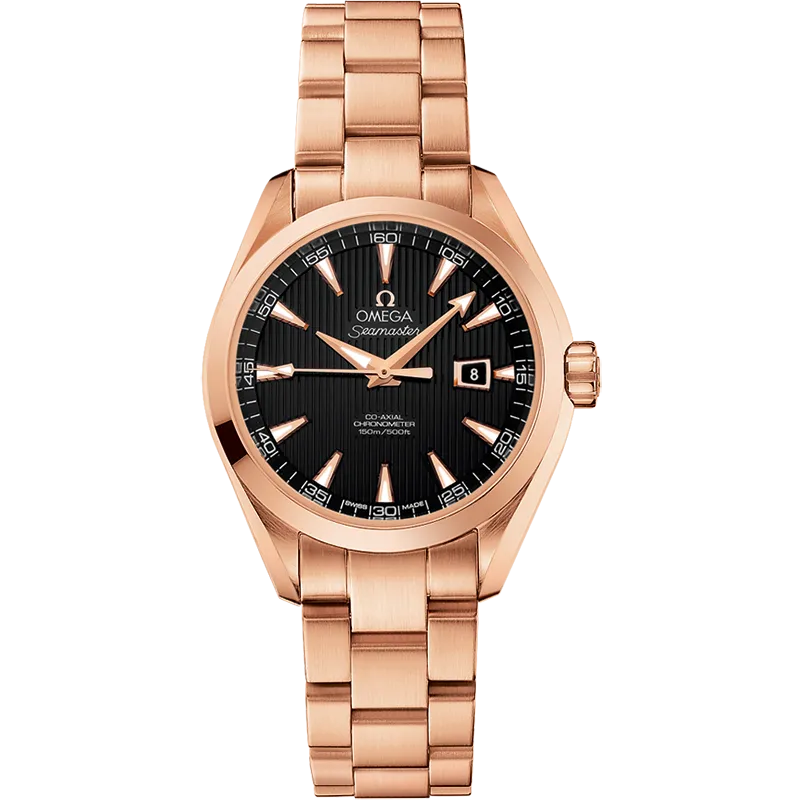 Omega Seamaster Aqua Terra 150M 34 mm, red gold on red gold