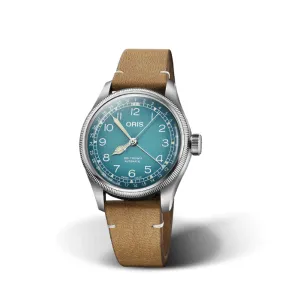 Oris Big Crown - Blue Dial & Brown Strap